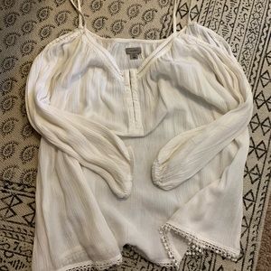 Urban outfitters open shoulder blouse